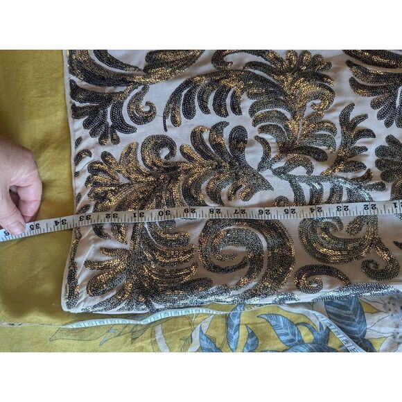 Adrianna Papell NWT Blush Pink Cap Sleeve Silver Sequin Cocktail Dress Size 6 - Picture 5 of 7